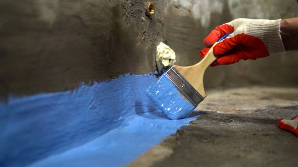 Commercial Basement Waterproofing project at a Bismarck, IL business property by SJ Waterproofing Pros